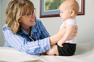 Teri Rosselle and baby